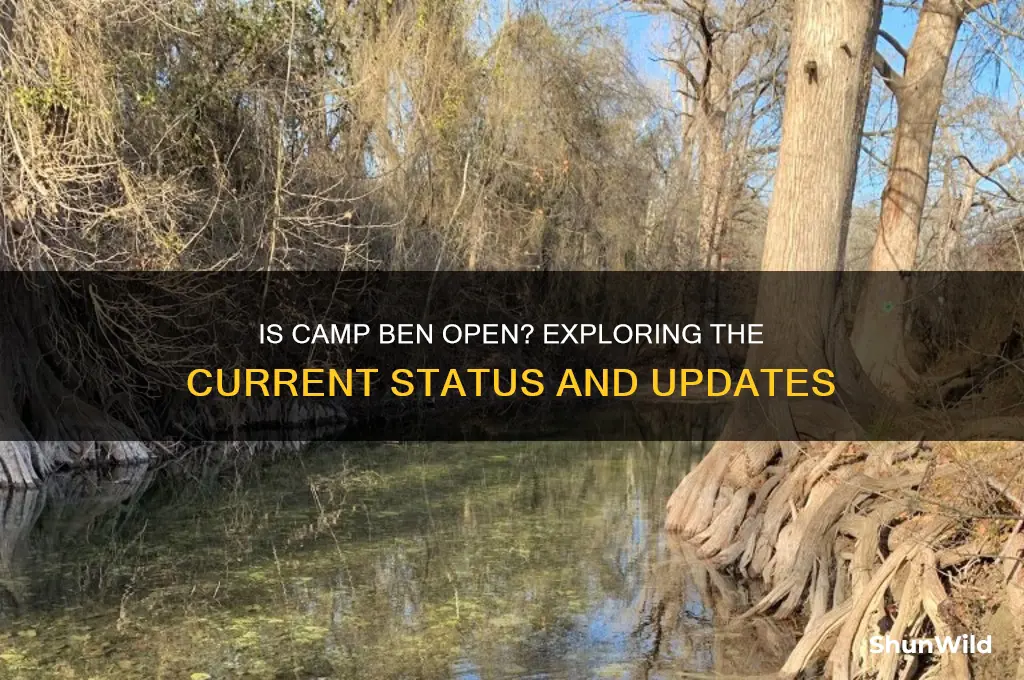 is camp ben open