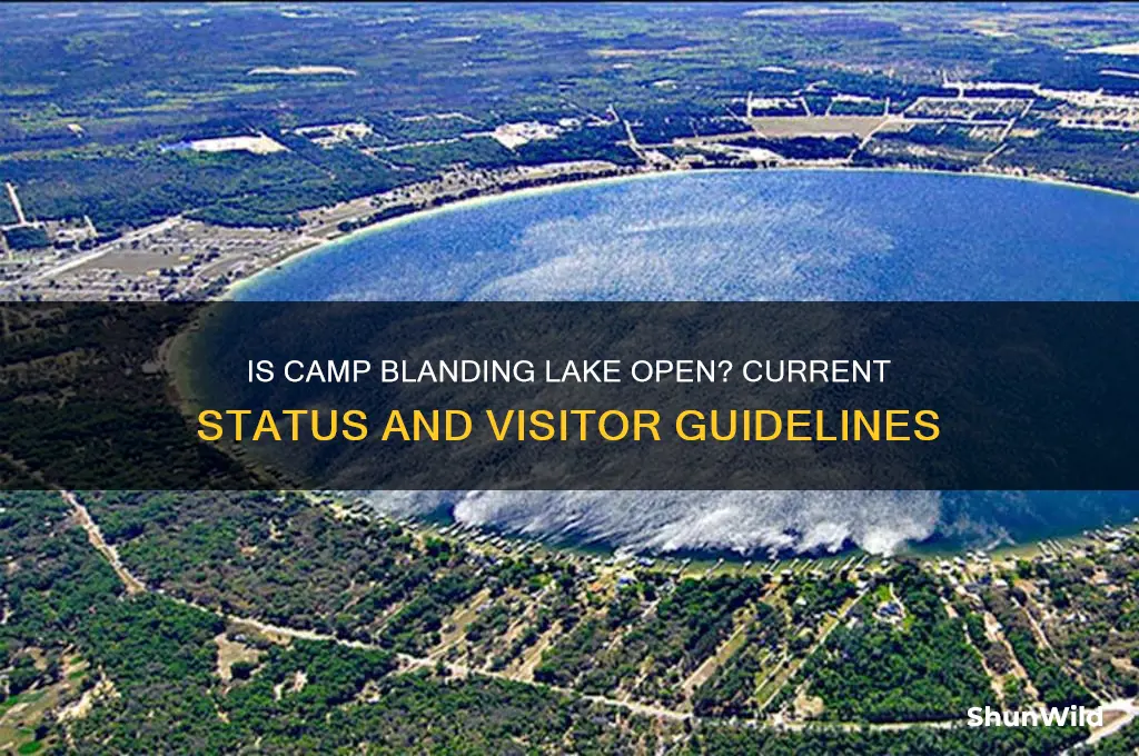 is camp blanding lake open
