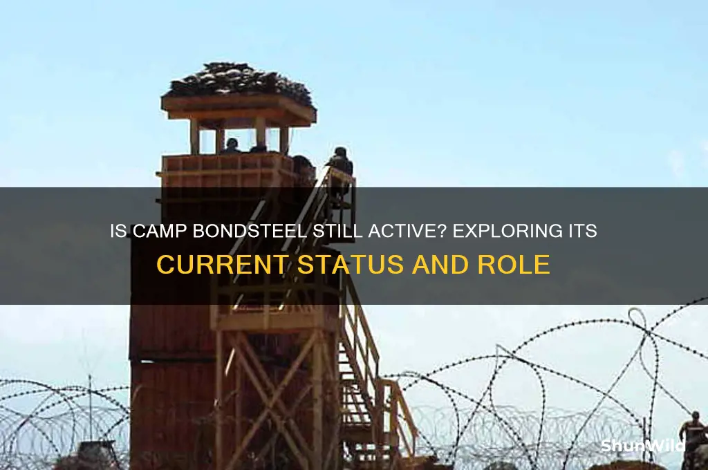 is camp bondsteel still active