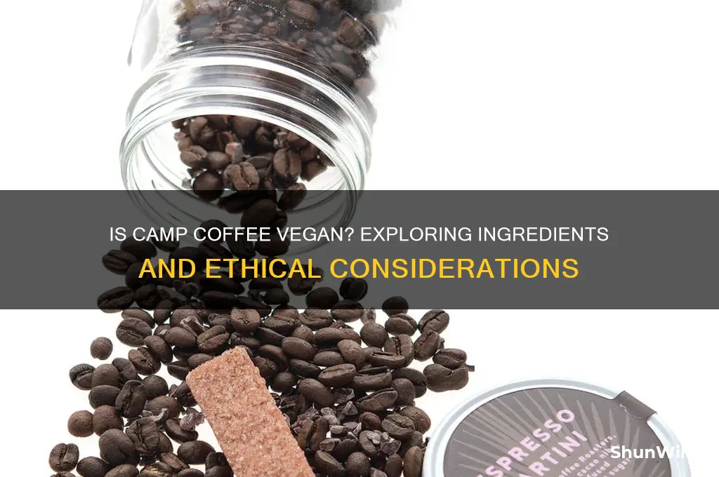is camp coffee vegan