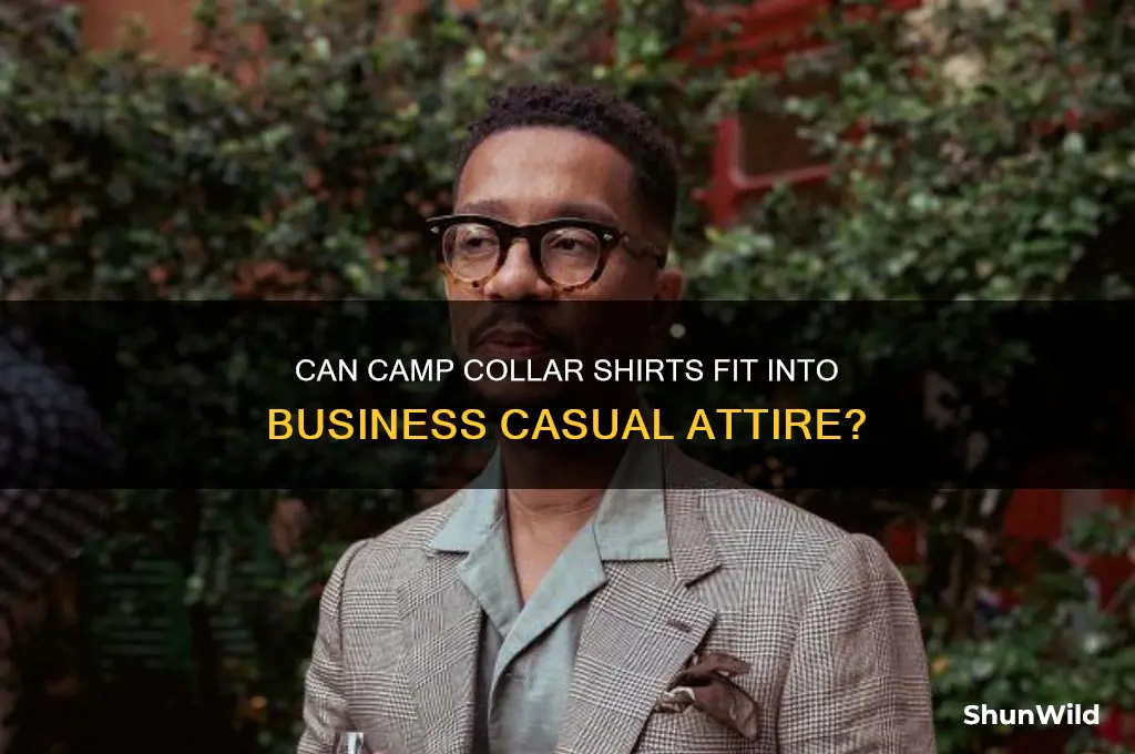 is camp collar business casual