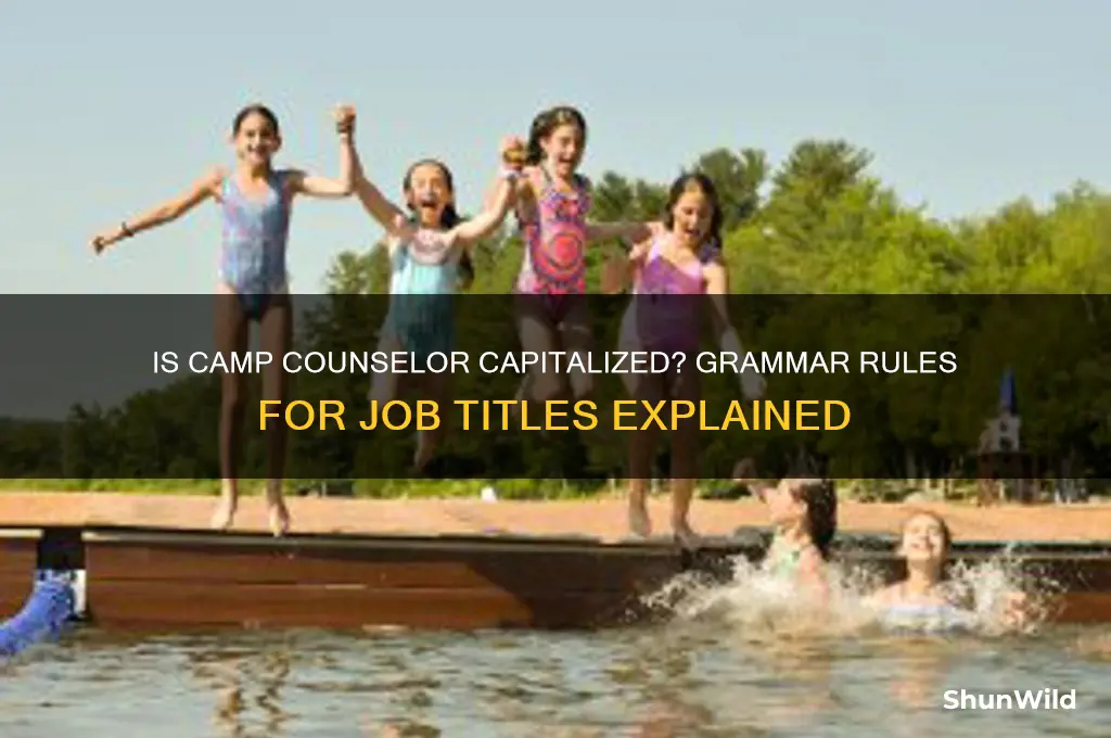 is camp counselor capitalized