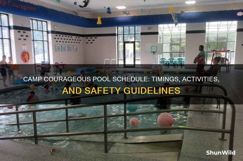 is camp courageous pool schedule