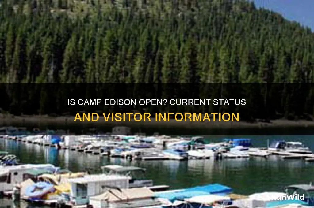 is camp edison open