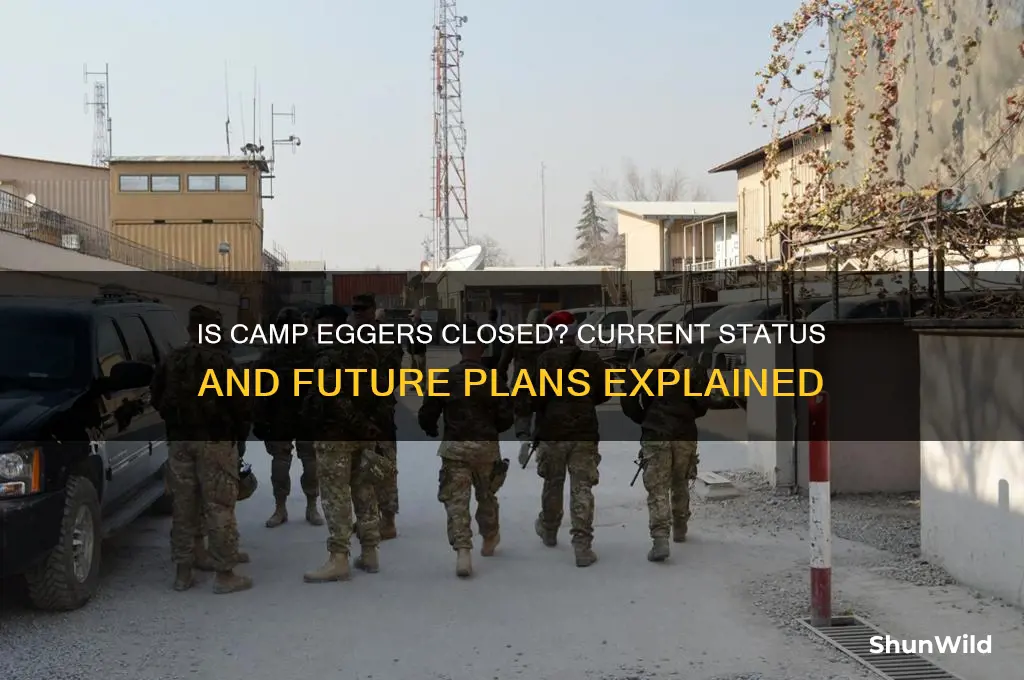 is camp eggers closed