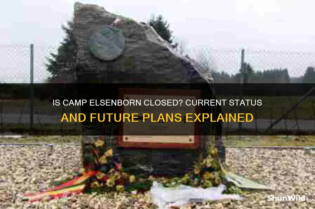 is camp elsenborn closed