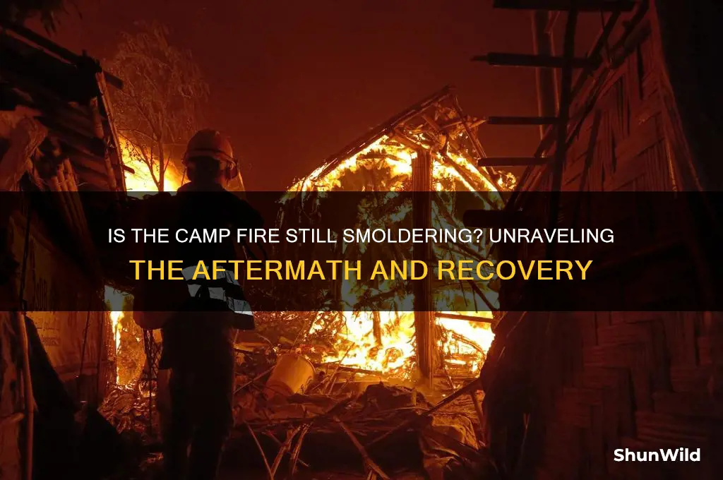 is camp fire still burning