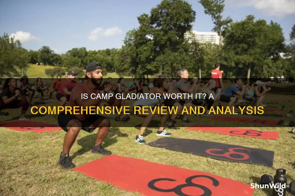 is camp gladiator worth it