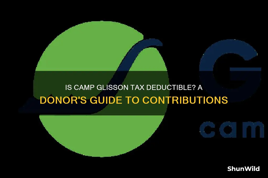 is camp glisson tax deductible