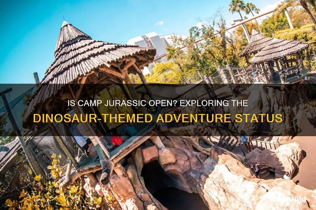 is camp jurassic open