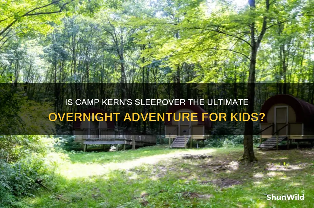 is camp kern sleep sleepover