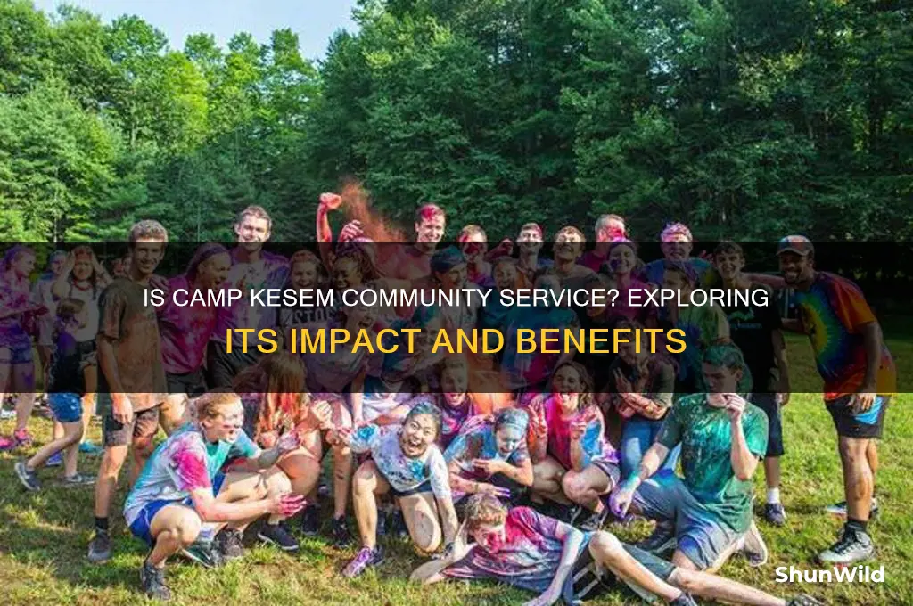 is camp kesem community service