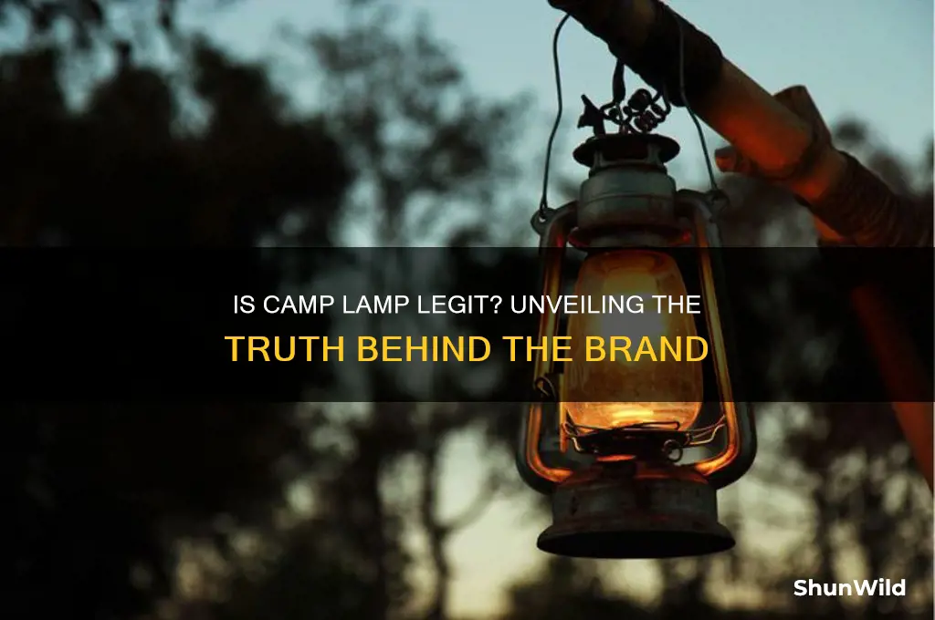 is camp lamp legit