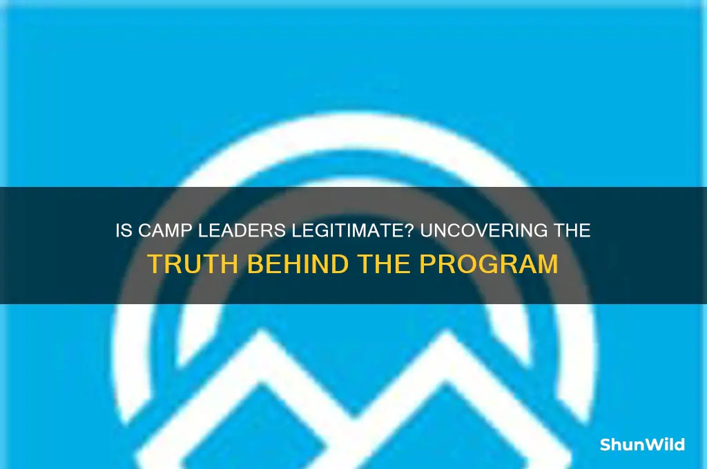 is camp leaders legitimate