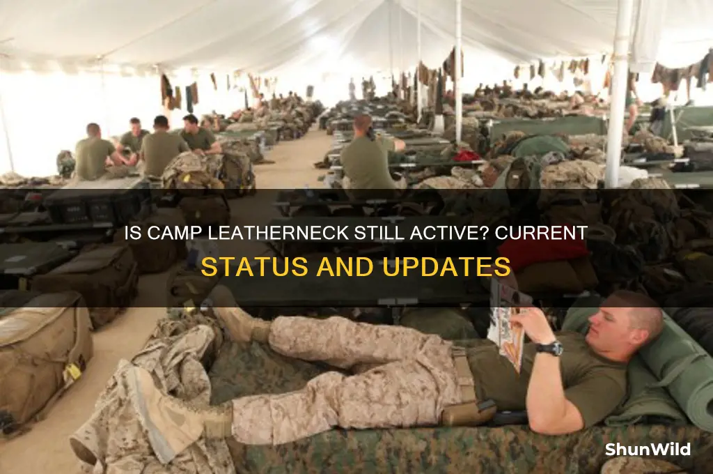 is camp leatherneck still active