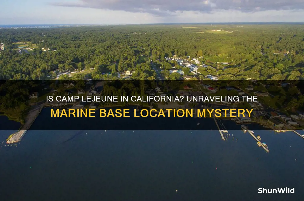 is camp lejeune in california