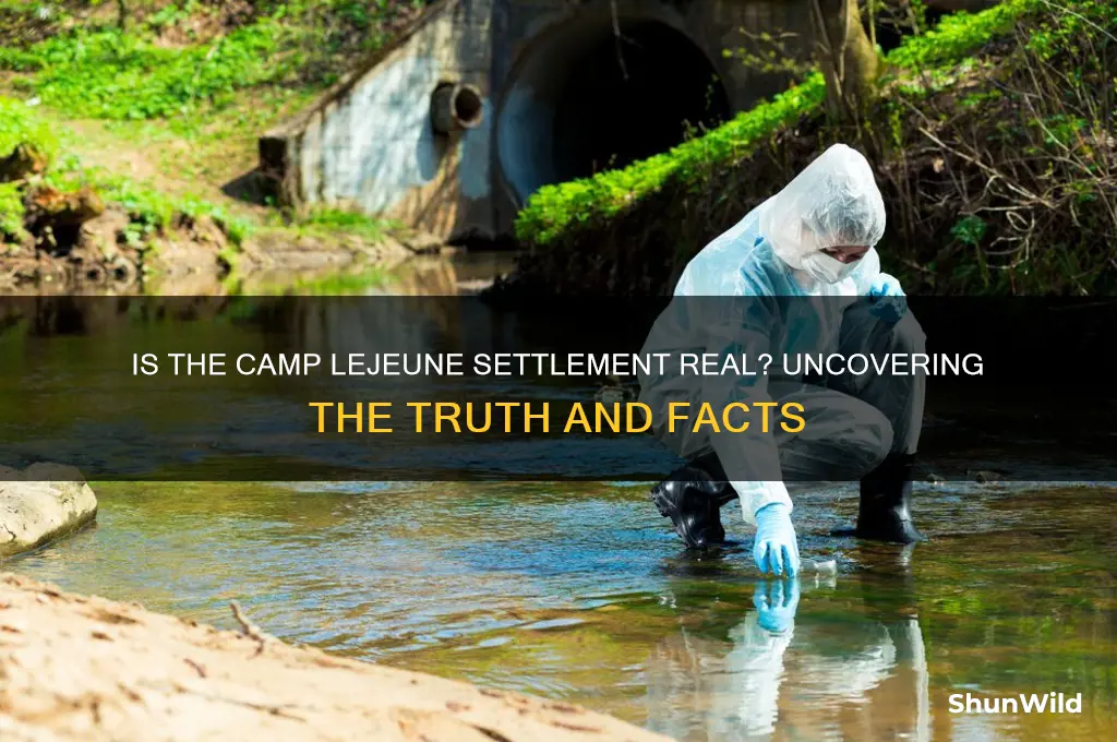 is camp lejeune settlement real