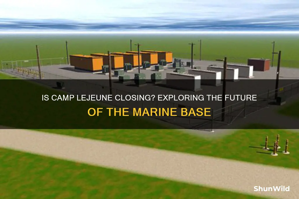 is camp lejeune shutting down