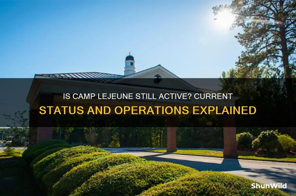 is camp lejeune still active