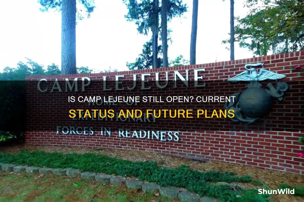 is camp lejuene still open