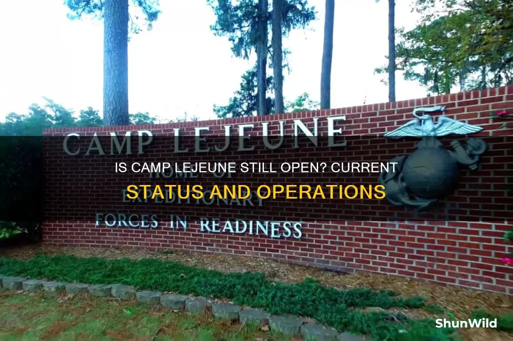 is camp lejune still open