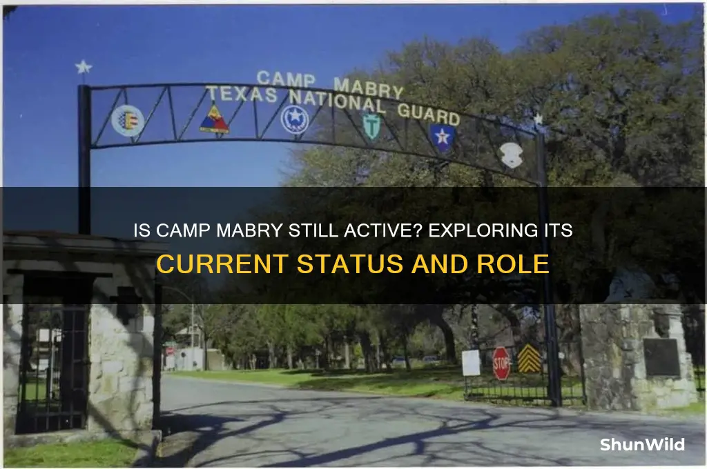 is camp mabry still active
