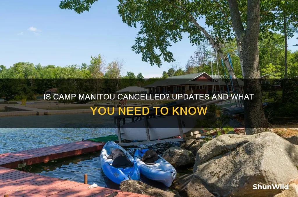 is camp manitou cancelled
