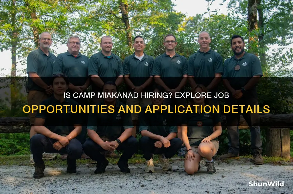 is camp miakanad hiring