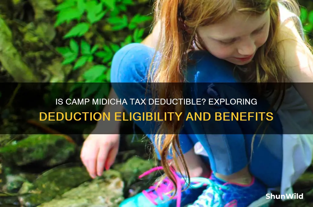is camp midicha tax deductible