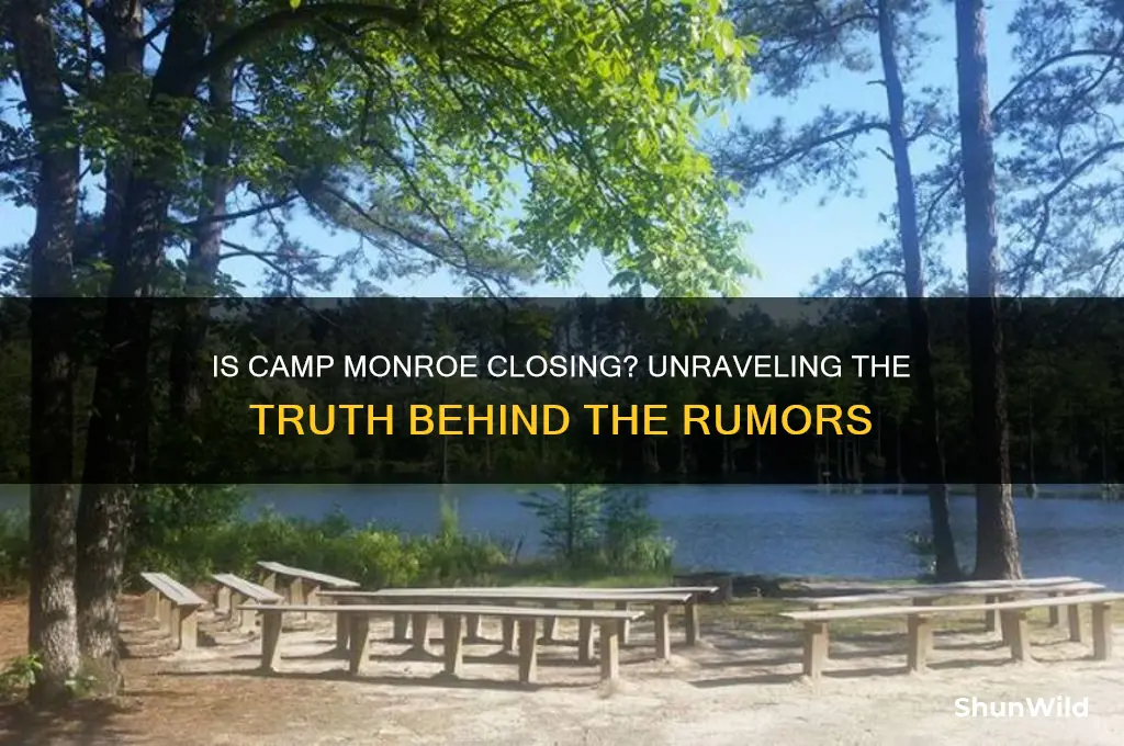 is camp monroe closing