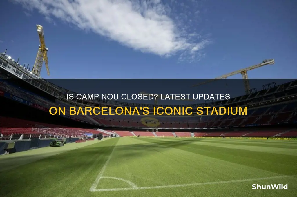 is camp nou closed
