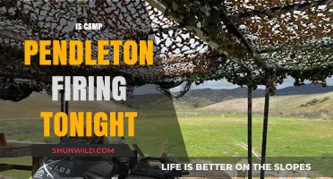 Camp Pendleton Firing Range Schedule: Tonight's Activities Explained