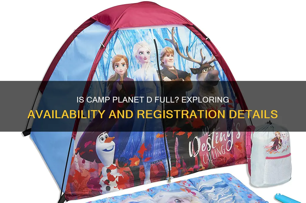 is camp planet d full