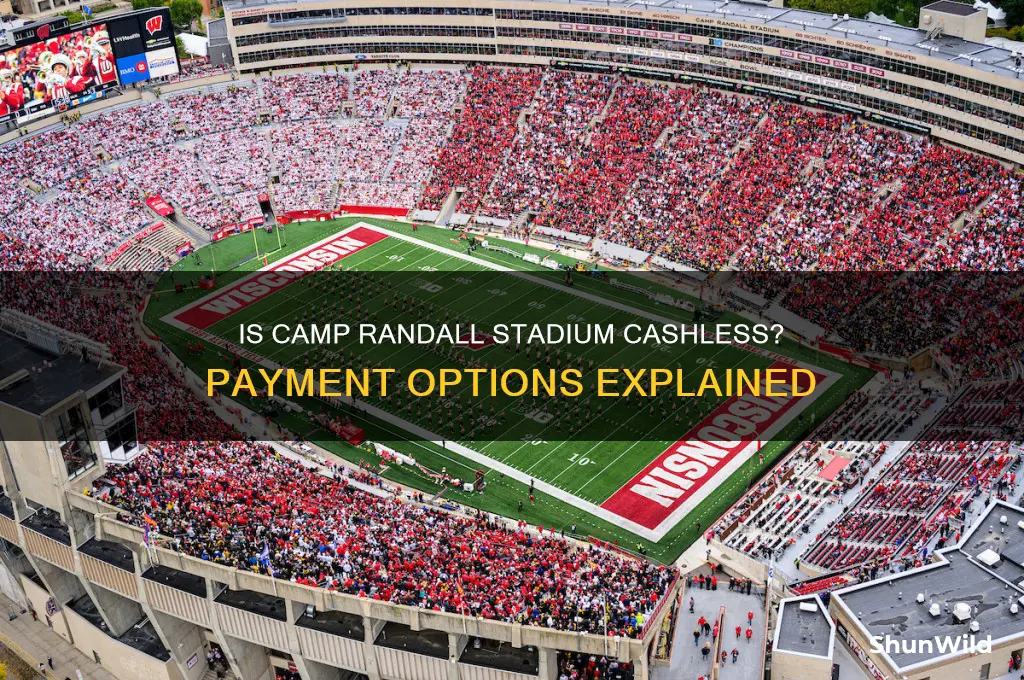 is camp randall stadium cashless