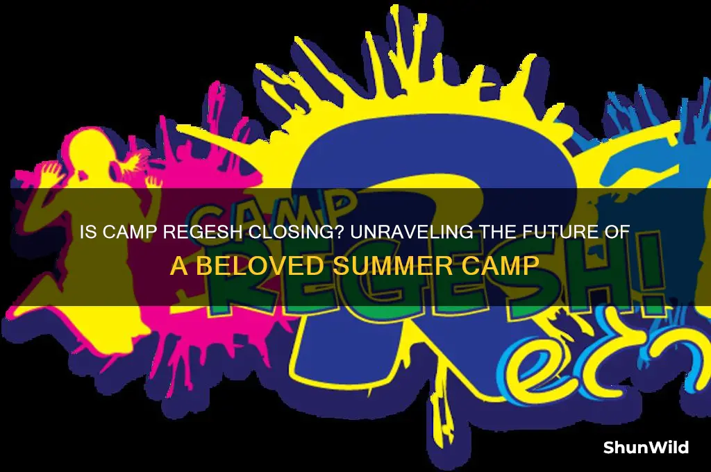 is camp regesh closing
