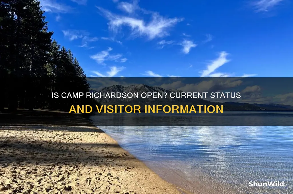 is camp richardson open
