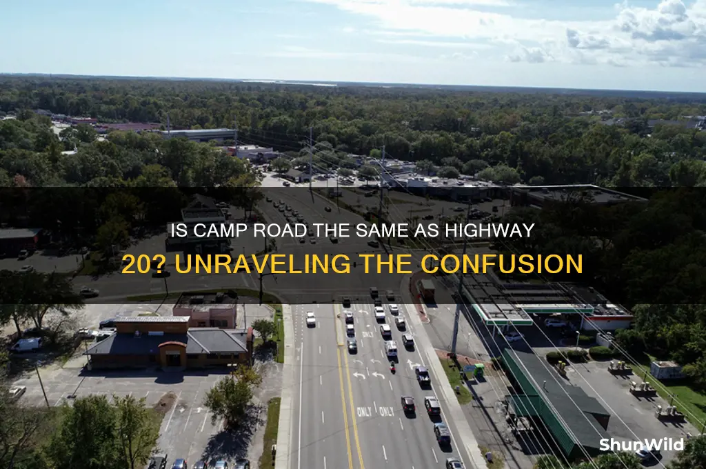 is camp road highway 20