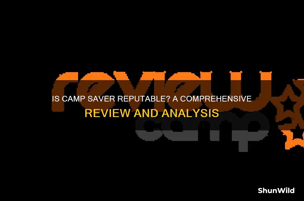 is camp saver repittuble