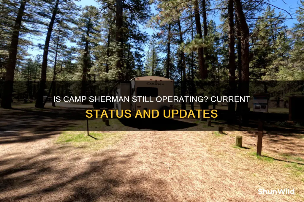 is camp sherman still running