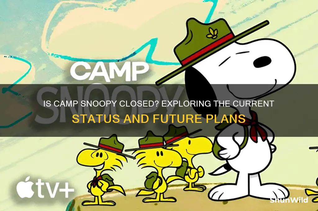 is camp snoopy closed