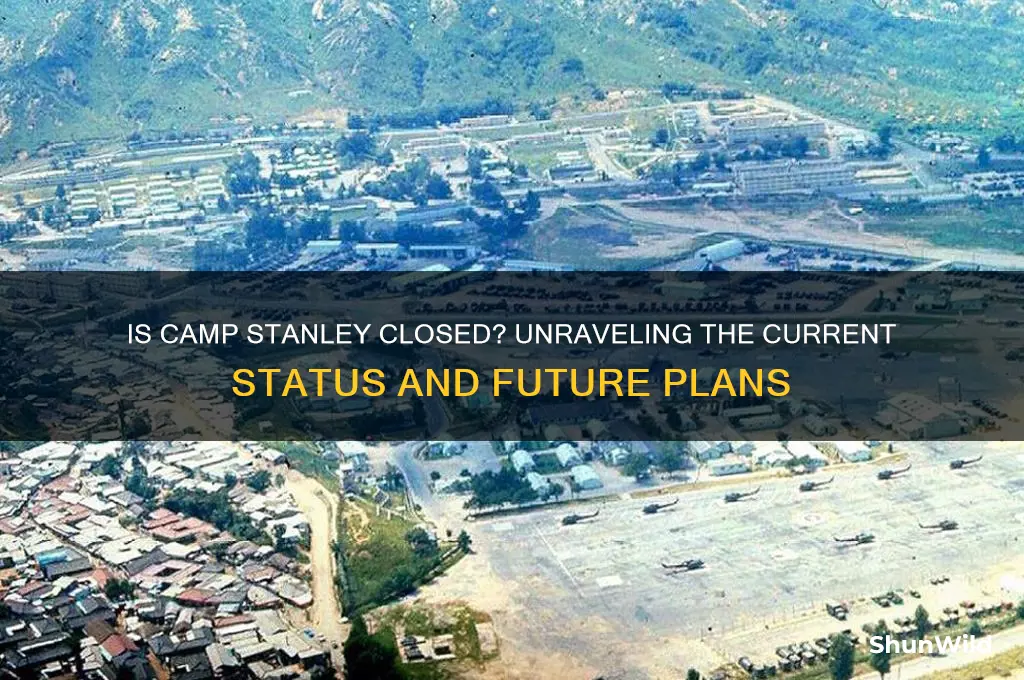 is camp stanley closed
