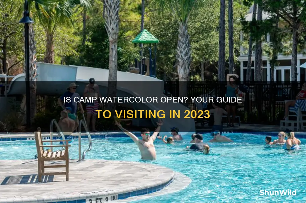 is camp watercolor open