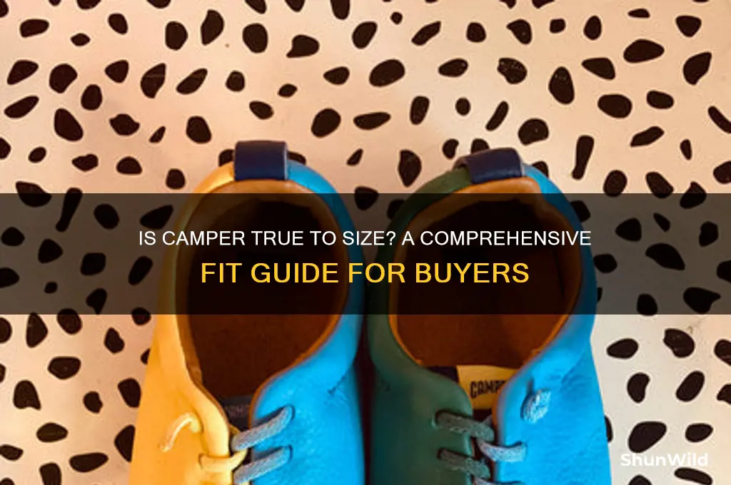 is camper true to size