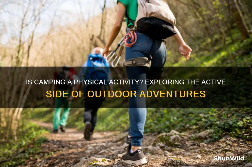 is camping a physical activity
