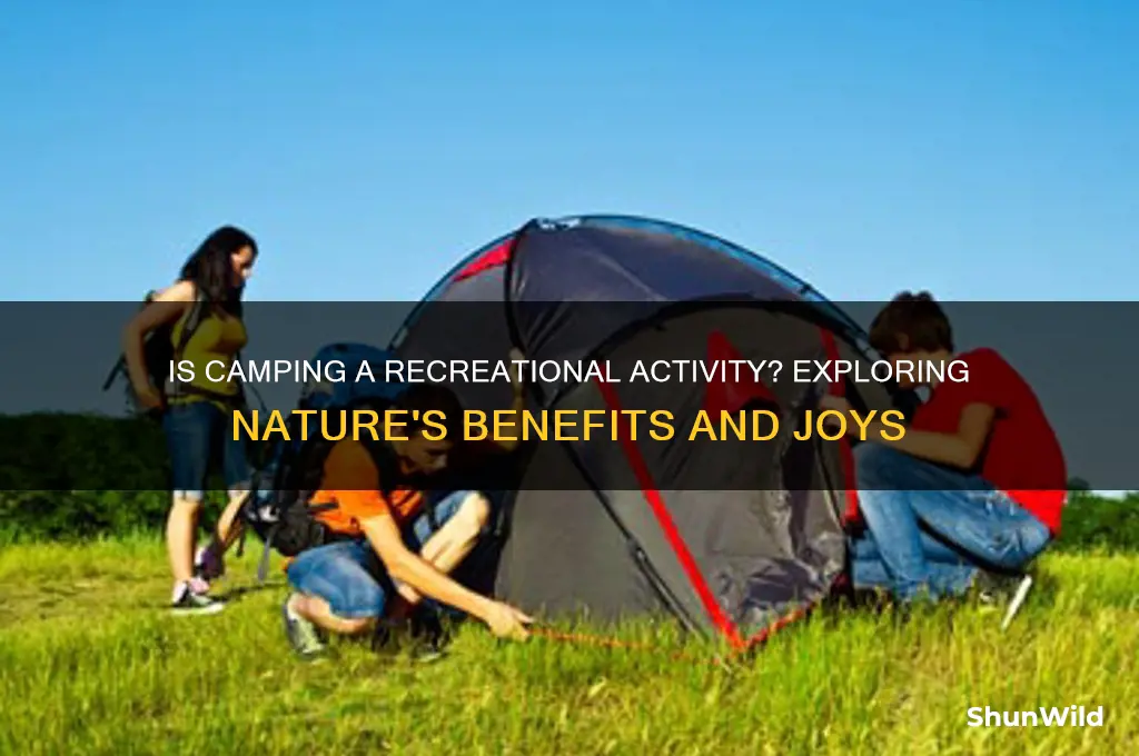is camping a recreational activity
