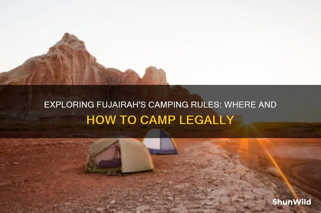 is camping allowed in fujairah