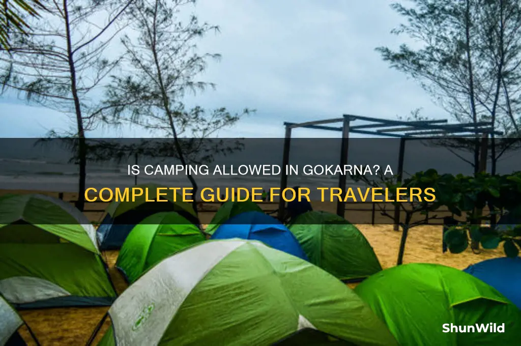 is camping allowed in gokarna