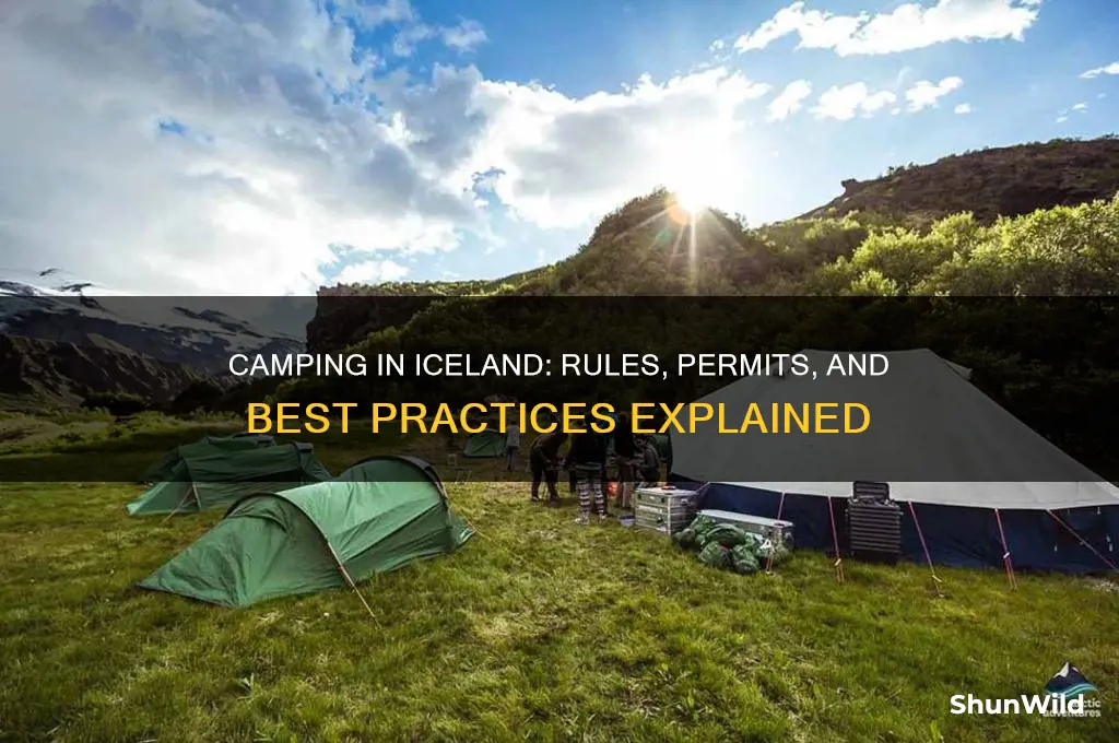is camping allowed in iceland