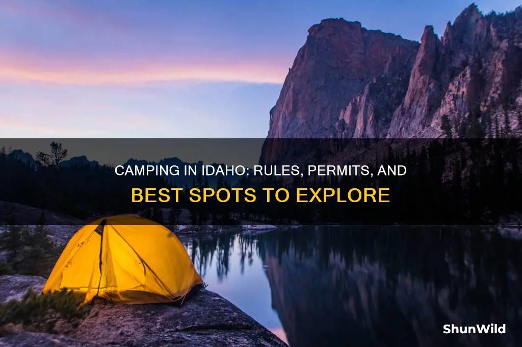 is camping allowed in idaho