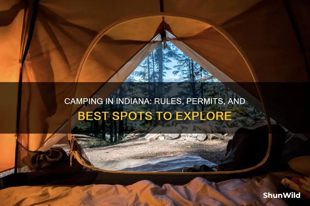 is camping allowed in indiana